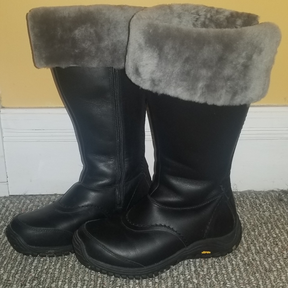 Ugg Miko Tall Winter Sheepskin Waterproof Snow Boots 9